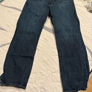 Wrangler Dark Blue Relaxed Jeans